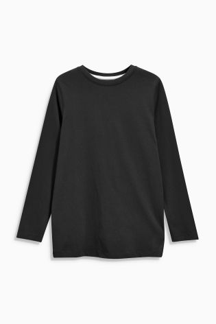 Black Long Sleeve T-Shirts Three Pack (3-16yrs)